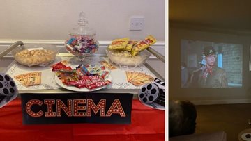 Residents enjoy cinema experience at Newcastle care home